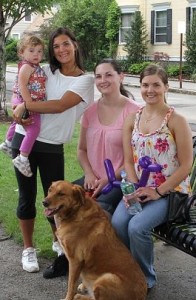 family having fun